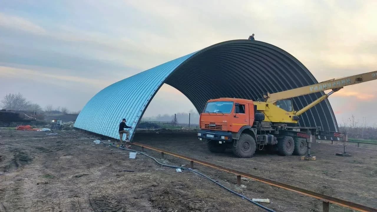 Подъём арочной оболочки — фото 3