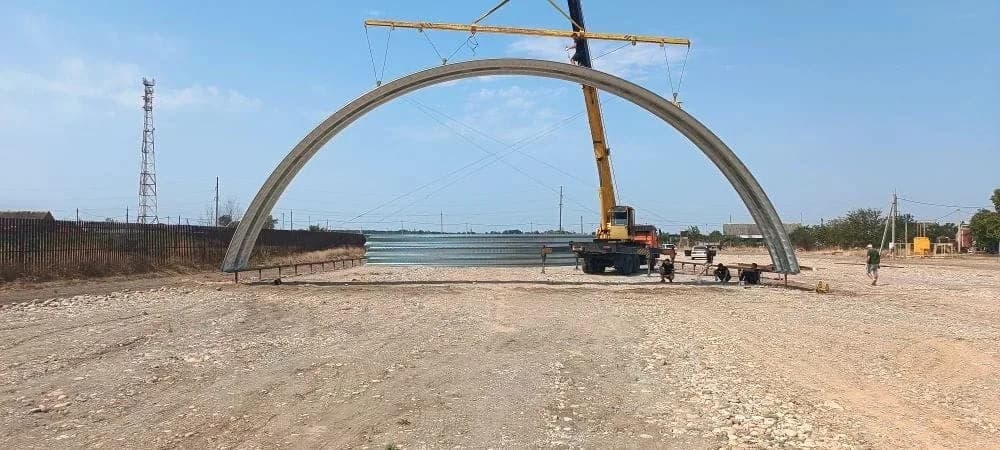 Подъём арочной оболочки — фото 1